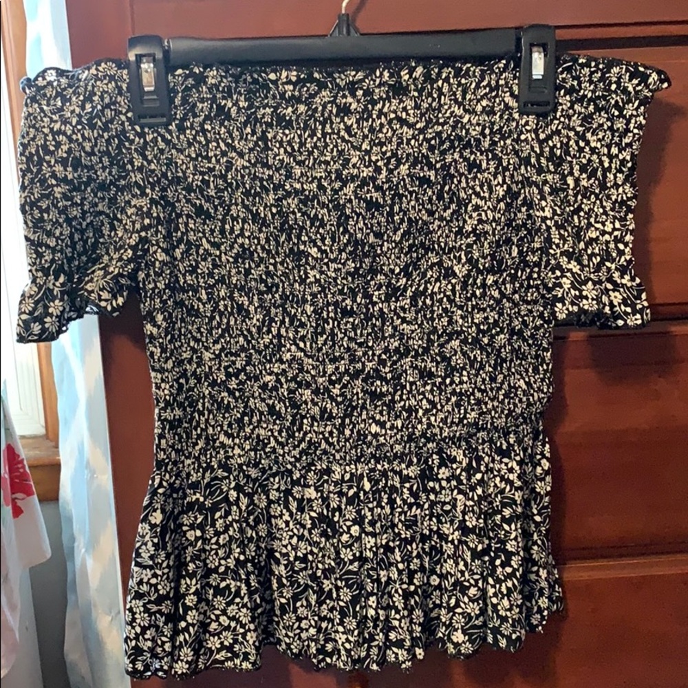 Off the Shoulder Floral Top